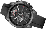 Tommy Hilfiger Decker Black Dial Black Rubber Strap Watch for Men - 1791352 Authentic Buy Shop Now
