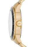 Michael Kors Cunningham Multifunction Black Dial Gold Steel Strap Watch For Men - MK7154 Authentic Buy Shop Now