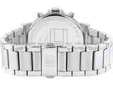 Tommy Hilfiger Tyson Chronograph Grey Dial Silver Steel Strap Watch For Men - 1710604 Authentic Buy Shop Now