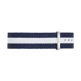 Daniel Wellington Classy Glasgow White Dial Two Tone Nylon Strap Watch For Women - DW00100082 Authentic Buy Shop Now