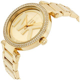 Michael Kors Parker Diamonds Gold Dial Gold Steel Strap Watch for Women - MK5784 Authentic Buy Shop Now