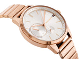 Tommy Hilfiger Brooke Silver Dial Rose Gold Steel Strap Watch for Women - 1782021 Authentic Buy Shop Now