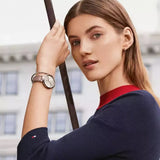 Tommy Hilfiger Angela Quartz White Dial Rose Gold Steel Strap Watch for Women - 1782124 Authentic Buy Shop Now
