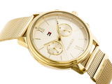 Tommy Hilfiger Blake Quartz Gold Dial Gold Mesh Bracelet Watch for Women - 1782302 Authentic Buy Shop Now