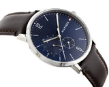 Tommy Hilfiger Cooper Blue Dial Brown Leather Strap Watch for Men - 1791508 Authentic Buy Shop Now
