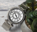 Guess Muse Quartz White Dial Silver Steel Strap Watch For Women - W1008l1 Authentic Buy Shop Now