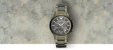 Emporio Armani Renato Chronograph Quartz Grey Dial Green Steel Strap Watch For Men - AR11117 Authentic Buy Shop Now