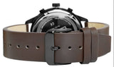 Tommy Hilfiger Chase Quartz Black Dial Brown Leather Strap Watch for Men - 1791577 Authentic Buy Shop Now