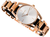 Calvin Klein Dainty White Dial Rose Gold Steel Strap Watch for Women - K7L23646 Authentic Buy Shop Now