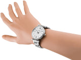 Fossil Carlie Silver Dial Silver Steel Strap Watch for Women - ES4341 Authentic Buy Shop Now