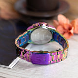 Guess Confetti Chronograph Crystals Multicolor Dial Purple Steel Strap Watch For Women - GW0483L5 Authentic Buy Shop Now