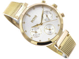 Hugo Boss Flawless White Dial Gold Mesh Bracelet Watch for Women - 1502552 Authentic Buy Shop Now