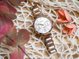 Hugo Boss Flawless Quartz White Dial Gold Steel Strap Watch for Women -1502531 Authentic Buy Shop Now