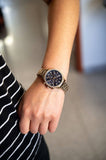 Hugo Boss Hera Blue Dial Gold Steel Strap Watch for Women - 1502566 Authentic Buy Shop Now