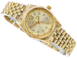 Michael Kors Lexington Analog Gold Dial Gold Steel Strap Watch for Women - MK4741 Authentic Buy Shop Now