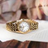 Michael Kors Lexington Analog Gold Dial Gold Steel Strap Watch for Women - MK4741 Authentic Buy Shop Now