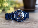 Michael Kors Runway Analog Blue Dial Blue Steel Strap Watch for Women - MK7332 Authentic Buy Shop Now