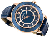 Swarovski Octea Lux Blue Dial Blue Leather Strap Watch for Women - 5414413 Authentic Buy Shop Now