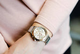 Tommy Hilfiger Eve Chronograph Quartz Pink Dial Silver Steel Strap Watch For Women - 1782279 Authentic Buy Shop Now