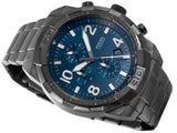 Fossil Bronson Chronograph Blue Dial Grey Steel Strap Watch for Men - FS5711 Authentic Buy Shop Now