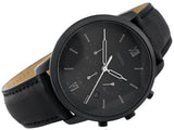 Fossil Neutra Chronograph Black Dial Black Leather Strap Watch for Men - FS5503 Authentic Buy Shop Now