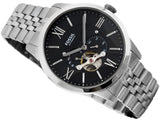 Fossil Townsman Black Dial Silver Steel Strap Watch for Men - ME3107 Authentic Buy Shop Now