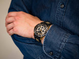 Guess Delta Black Dial Black Rubber Strap Watch for Men - GW0051G2 Authentic Buy Shop Now