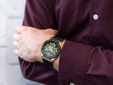 Guess Momentum Black Dial Black Rubber Strap Watch for Men - GW0263G1 Authentic Buy Shop Now