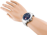 Tommy Hilfiger Jackson Chronograph Blue Dial Silver Steel Strap Watch for Men - 1791242 Authentic Buy Shop Now