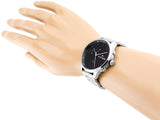 Tommy Hilfiger Chase Quartz Black Dial Silver Steel Strap Watch For Men - 1791485 Authentic Buy Shop Now