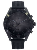 Tommy Hilfiger Larson Chronograph Black Dial Black Rubber Strap Watch For Men - 1791921 Authentic Buy Shop Now