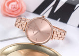 Michael Kors Charley Three-Hand Analog Rose Gold Dial Rose Gold Steel Strap Watch for Women - MK4400 Authentic Buy Shop Now