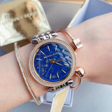 Michael Kors Darci Quartz Blue Dial Two Tone Steel Strap Watch For Women - MK3401 Authentic Buy Shop Now