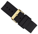 Guess Duke Crystals Black Dial Black Silicone Strap Watch For Men - GW0641G2 Authentic Buy Shop Now