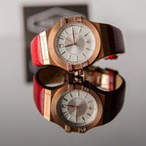 Maserati Potenza Silver Dial Red Leather Strap Watch For Women - R8851108501 Authentic Buy Shop Now