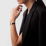 Longines Presence Automatic White Dial Black Watch for Women - L4.321.2.11.2 Authentic Buy Shop Now