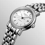 Longines Presence 25.5mm Automatic Stainless Steel Watch for Women - L4.321.4.72.6 Authentic Buy Shop Now