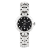 Tag Heuer Link Quartz Diamonds Black Dial Silver Steel Strap Watch for Women - WAT1410.BA0954 Authentic Buy Shop Now