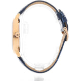 Guess Analog Blue Dial Blue Leather Strap Watch For Men - W0496G4 Authentic Buy Shop Now