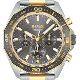 Hugo Boss Energy Chronograph Grey Dial Two Tone Steel Strap Watch For Men - 1513974 Authentic Buy Shop Now