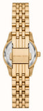 Michael Kors Lexington Three Hand Blue Dial Gold Steel Strap Watch for Women - MK4813 Authentic Buy Shop Now
