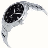 Tissot T Classic Le Locle Powermatic 80 Black Dial Silver Steel Strap Watch For Women - T41.1.483.53 Authentic Buy Shop Now