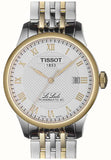 Tissot T Classic Le Locle Powermatic 80 Silver Dial Two Tone Steel Strap Watch For Men - T0064072203301 Authentic Buy Shop Now