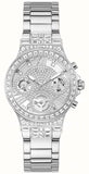 Guess Moonlight Multi Function Diamonds Silver Dial Silver Steel Strap Watch for Women - GW0320L1 Authentic Buy Shop Now