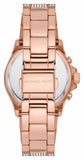 Michael Kors Everest Chronograph Crystals Rose Gold Dial Rose Gold Steel Strap Watch For Women - MK7235 Authentic Buy Shop Now