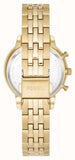Fossil Neutra Chronograph Gold Dial Gold Steel Strap Watch for Women - ES5219 Authentic Buy Shop Now