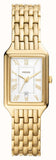 Fossil Raquel Three Hand Date White Dial Gold Steel Strap Watch For Women - ES5220 Authentic Buy Shop Now