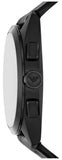 Emporio Armani Claudio Chronograph Black Dial Black Leather Strap Watch For Men - AR11483 Authentic Buy Shop Now