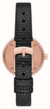 Emporio Armani Rosa Two Hand Black Dial Black Leather Strap Watch For Women - AR11493 Authentic Buy Shop Now
