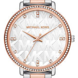 Michael Kors Pyper Quartz White Dial Two Tone Steel Strap Watch For Women - MK4667 Authentic Buy Shop Now